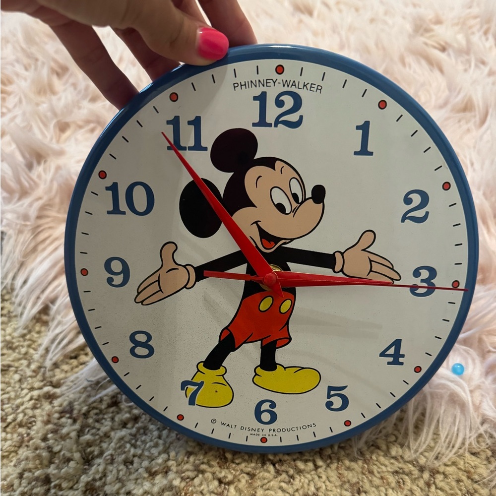 Phinney-walker Mickey Mouse Clock 1970